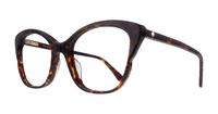 Havana Kate Spade Laylani Cat-eye Glasses - Angle