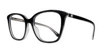 Black Kate Spade Leanna/G-54 Square Glasses - Angle