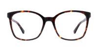 Dark Havana Kate Spade Maci Square Glasses - Front