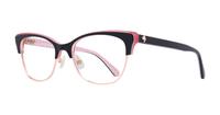 Black Kate Spade Muriel/G Cat-eye Glasses - Angle