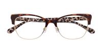 Havana Kate Spade Muriel/G Cat-eye Glasses - Flat-lay