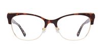 Havana Kate Spade Muriel/G Cat-eye Glasses - Front