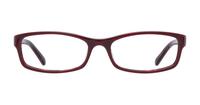 Red/Pink Kate Spade Narcisa Rectangle Glasses - Front
