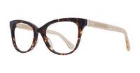 Dark Havana Kate Spade Nevaeh Cat-eye Glasses - Angle