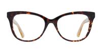 Dark Havana Kate Spade Nevaeh Cat-eye Glasses - Front