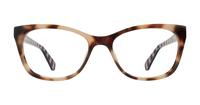 Light Havana Kate Spade Posi Cat-eye Glasses - Front