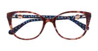 Havana Kate Spade Taya Cat-eye Glasses - Flat-lay