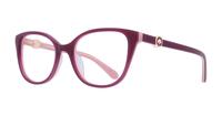 Violet Kate Spade Taya Cat-eye Glasses - Angle