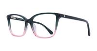 Green Kate Spade Tianna Cat-eye Glasses - Angle