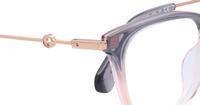 Grey/Pink Kate Spade Valencia Cat-eye Glasses - Detail