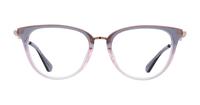 Grey/Pink Kate Spade Valencia Cat-eye Glasses - Front