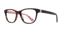 Havana Kate Spade Verna Cat-eye Glasses - Angle