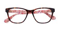 Havana Kate Spade Verna Cat-eye Glasses - Flat-lay