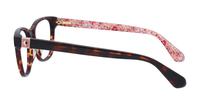 Havana Kate Spade Verna Cat-eye Glasses - Side
