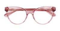 Pink Horn Kate Spade Xandra Round Glasses - Flat-lay