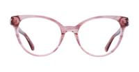 Pink Horn Kate Spade Xandra Round Glasses - Front