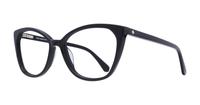 Black Kate Spade Zahra Cat-eye Glasses - Angle