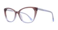 Brown / Blue Kate Spade Zahra Cat-eye Glasses - Angle