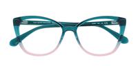 Green Kate Spade Zahra Cat-eye Glasses - Flat-lay