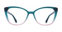 Green Kate Spade Zahra Cat-eye Glasses - Front