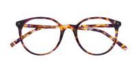 Tortoise LE COQ SPORTIF LCS1005 Round Glasses - Flat-lay