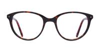 Tortoise/Red LE COQ SPORTIF LCS1015 Round Glasses - Front