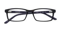 Black / Blue LE COQ SPORTIF LCS2006 Rectangle Glasses - Flat-lay