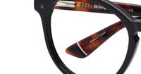Black LE COQ SPORTIF LCS2010 Rectangle Glasses - Detail