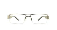 Gunmetal Lee Cooper LC9055 Rectangle Glasses - Front