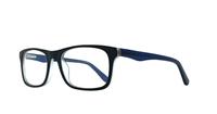 Blue Lennox Enner Oval Glasses - Angle