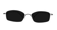 Black Lennox Esheko Rectangle Glasses - Sun