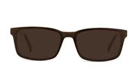 Brown Lennox Evert Rectangle Glasses - Sun