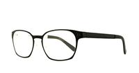 Black / White Lennox Hilla Oval Glasses - Angle