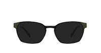 Black / White Lennox Hilla Oval Glasses - Sun