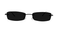 Black Lennox Hima Rectangle Glasses - Sun