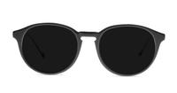 Black Lennox Jaak Round Glasses - Sun