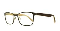 Matt Brown Lennox Jesse Rectangle Glasses - Angle