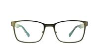 Matt Grey Lennox Jesse Rectangle Glasses - Front