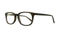 Brown Lennox Joni Oval Glasses - Angle