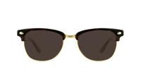 Brown/Gold Lennox Juke Round Glasses - Sun