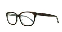 Brown / Blue Lennox Jurian Round Glasses - Angle