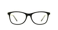 Black/Transp Lennox Nea Oval Glasses - Front