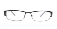 Black Lennox Sefu Rectangle Glasses - Front