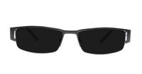 Black Lennox Sefu Rectangle Glasses - Sun