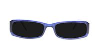 Blue Lennox Shoga Rectangle Glasses - Sun