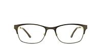 Brown / Grey Lennox Suvi Oval Glasses - Front