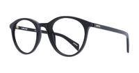 Black Levis LV1005 Oval Glasses - Angle