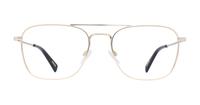 Gold Levis LV1008 Aviator Glasses - Front