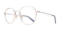 Gold Levis LV1014 Square Glasses - Angle