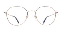 Gold Levis LV1014 Square Glasses - Front